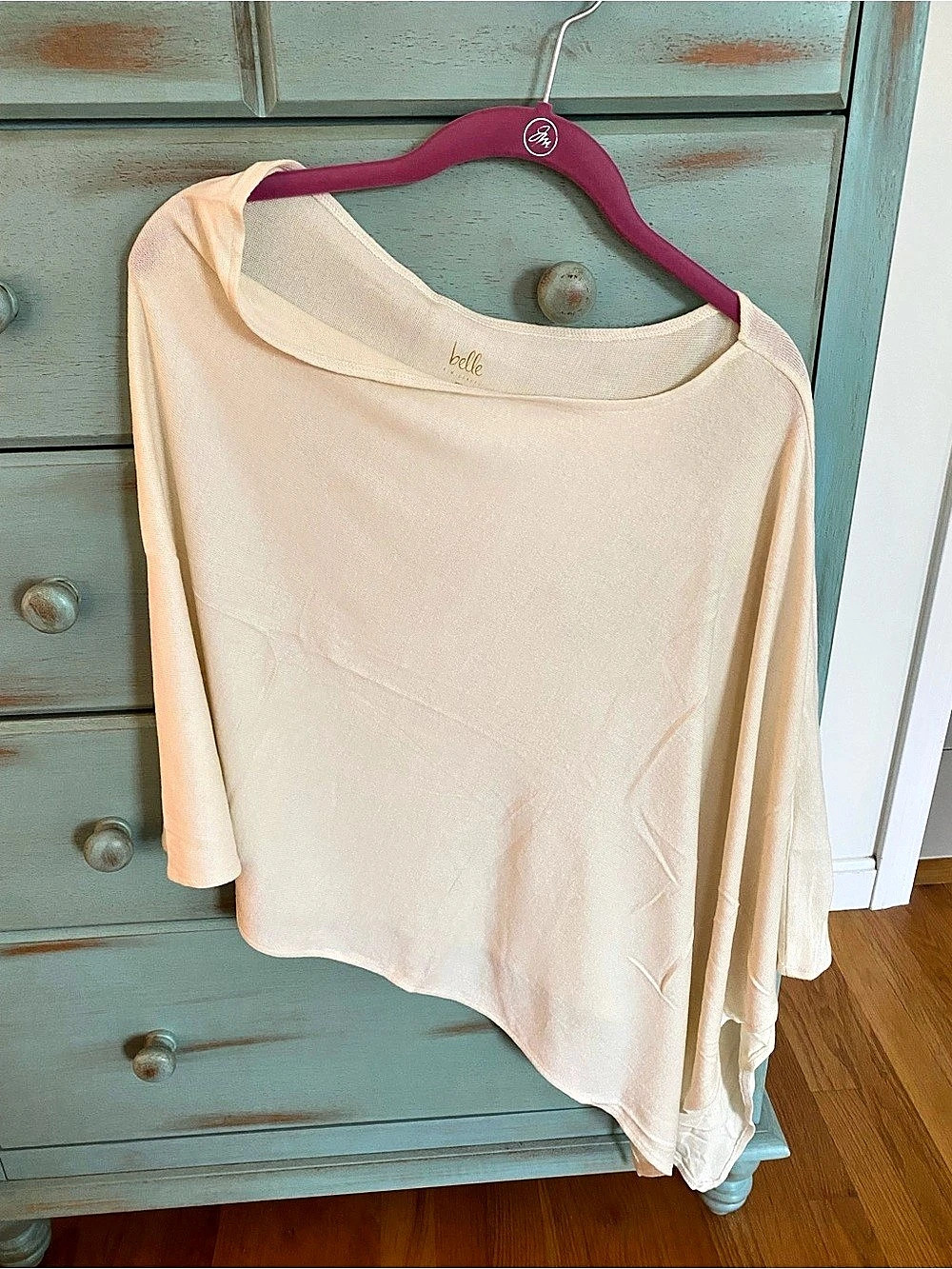 Belle Cream Poncho